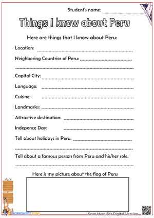 Things I know about Peru