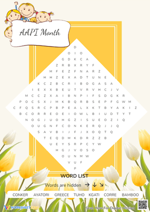 AAPI Month Word Search