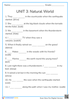 UNIT 3. Natural World