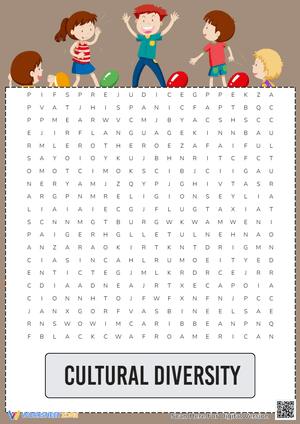 Cultural Diversity Word Search