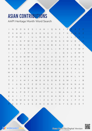 AAPI Heritage Month Word Search
