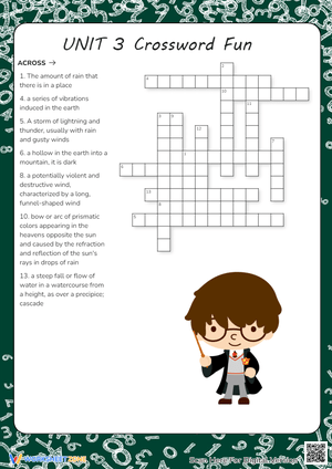 Unit 3 Crossword