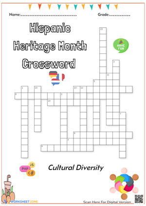 Hispanic Heritage Month Crossword 
