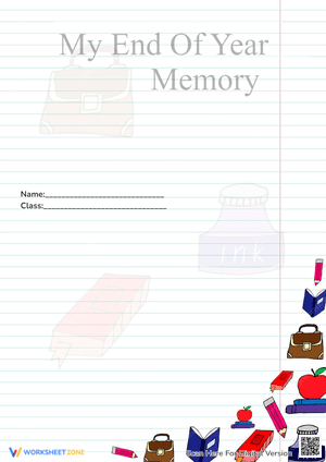 My End Of The Year Memory Page
