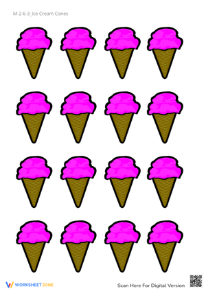 M-2-6-3_Ice Cream Cones