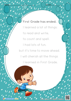 End of School Year Tracing 