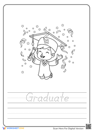 Graduation Handwriting Practice