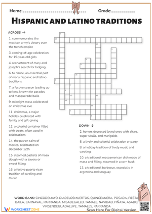 Hispanic and latino traditions