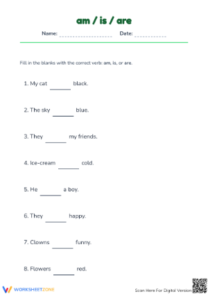 Helping Verbs Worksheet | Grade 2-3 Essential Practice