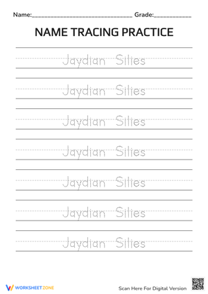 Develop Handwriting Skills with Tracing