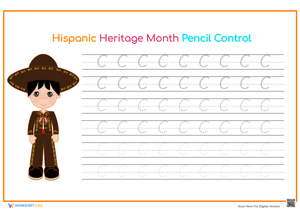 Handwriting Practice for Kids: Letter C Tracing 