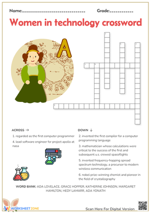 Women in technology crossword