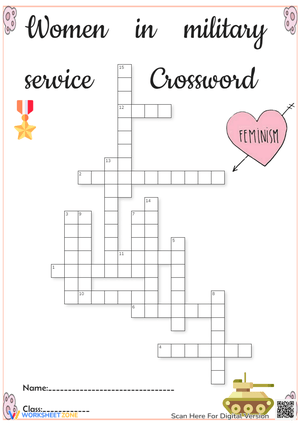 Women in military service Crossword 