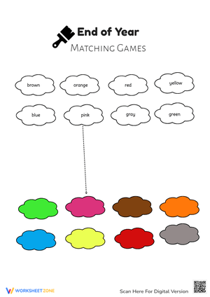 End of Year- Matching Game Revision