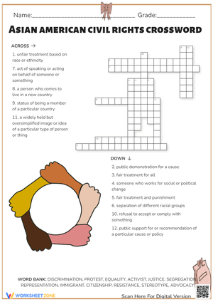 Asian american civil rights crossword