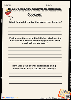 Essential BHM Cookout Reflection | Grades 9-11