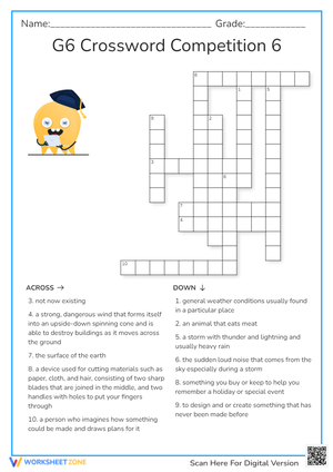 G6 Crossword 6