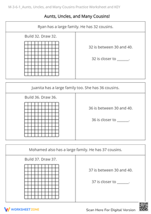 Printable Rounding to Nearest Ten Worksheet | Grade 3