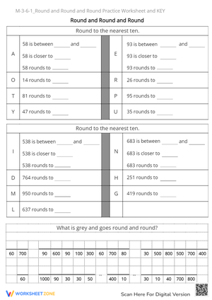 M-3-6-1_Round and Round Practice Worksheet and KEY