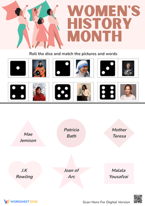 Women's History Month Roll The Dice