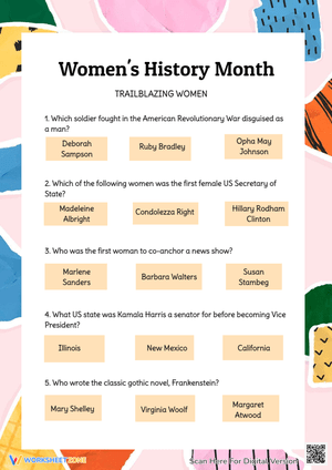 Women's History Month/ TRAILBLAZING WOMEN