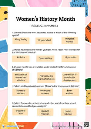Women's History Month/ TRAILBLAZING WOMEN 2