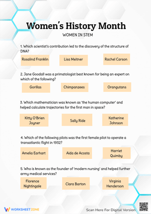 Women's History Month/ Women in Stem