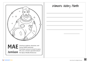 Women's History Month Greeting Card Design