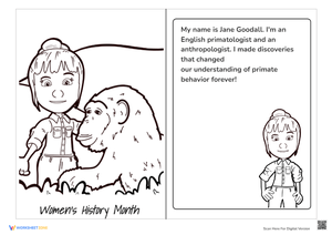Clara Barton Greeting Card Design Template