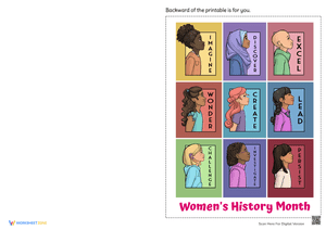 Essential Women's History Month Card | Grade 1-3 Ready