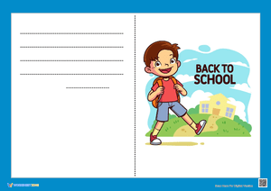 Back to School Card – Creative Activity