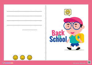 Back to School Printable Card