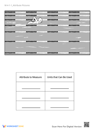 Identifying Attribute Pictures Practice Worksheet