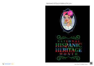 Hispanic Heritage Greeting Card Printable