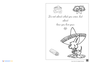 Hispanic Heritage Card | Grade K-2 Printable