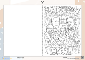 Black History Greeting Card Template