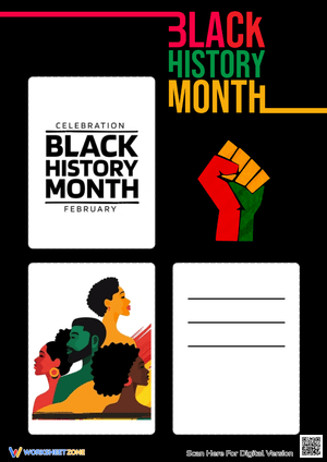 Celebrate Black History Month: Creative Worksheet