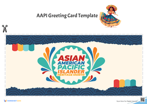 AAPI Greeting Card Template