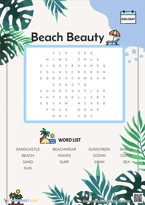 Discover Beach Beauty with this Worksheet