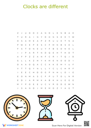 Clocks are different (scramble)