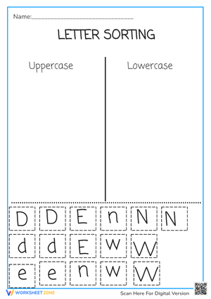 Letter Sorting D, W, E, N