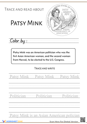 Trace and Learn about Pasty Mink