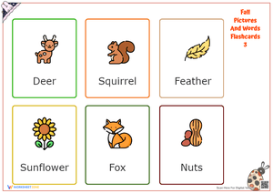 Fall Pictures And Words Flashcards 3