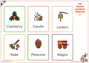 Fall Pictures And Words Flashcards 4