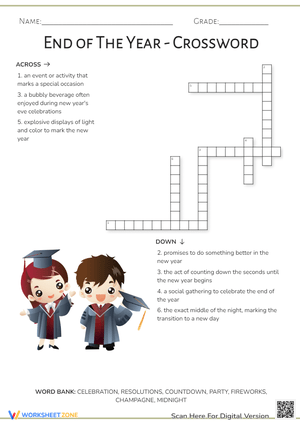 End of The Year - Crossword