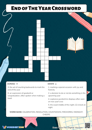 End of The Year Crossword 