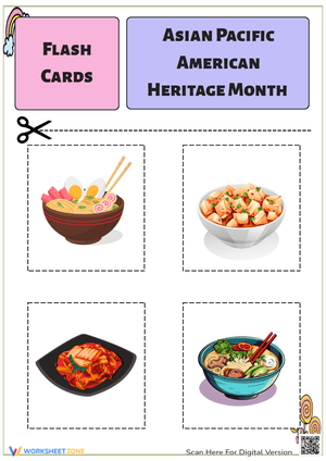 Grades 1-3 AAPI Heritage — Printable No-Prep Worksheet