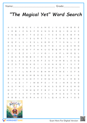 "The Magical Yet" Word Search