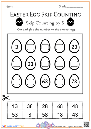 Easter Egg Skip Counting Practice