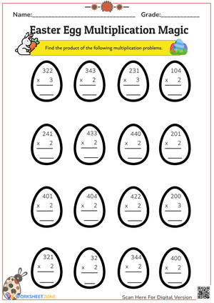 Easter Egg Multiplication Magic